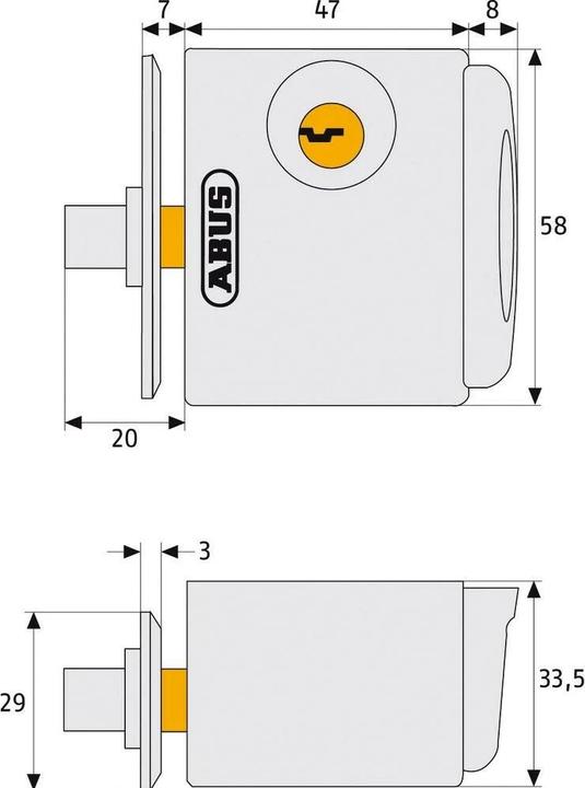 Immagine prodotto Abus FTS3002 W CL/DFNLI