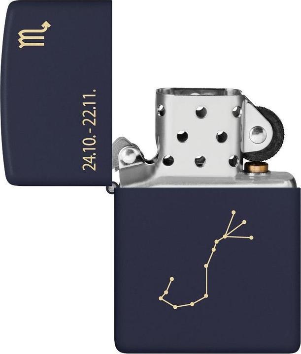 Actual product image Zippo Zodiac Scorpio Design