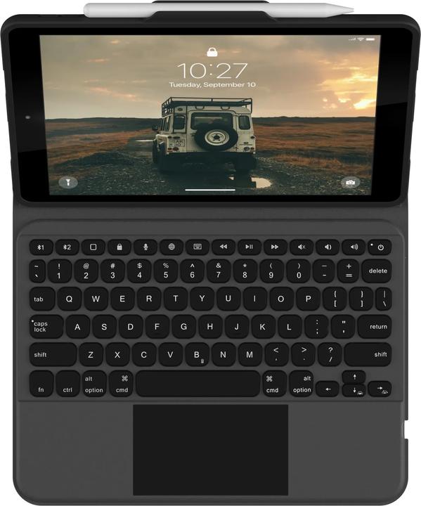 Actual product image UAG Bluetooth Keyboard (DE, iPad 2021 (9th Gen), iPad 2019 (7th gene), iPad 2020 (8. Gen))