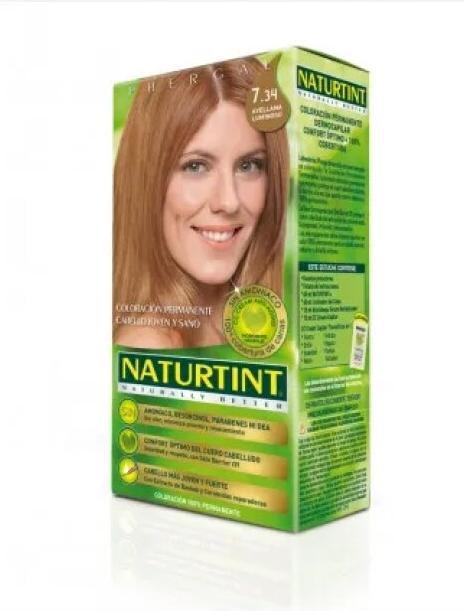 Naturtint Ammoniakfreie Haarfarbe mit hohem Anteil an natürlichen Inhaltsstoffen 7.34 Light Hazelnut 17 (7.34 Light Hazelnut)