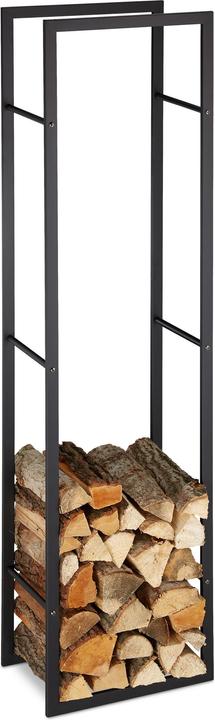 Actual product image Relaxdays Tall Firewood Rack (44.5 x 30 x 170 cm)