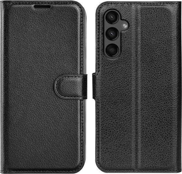 Actual product image MU Classic Litchi Leather Bookcover Series (Samsung Galaxy A15 5G)