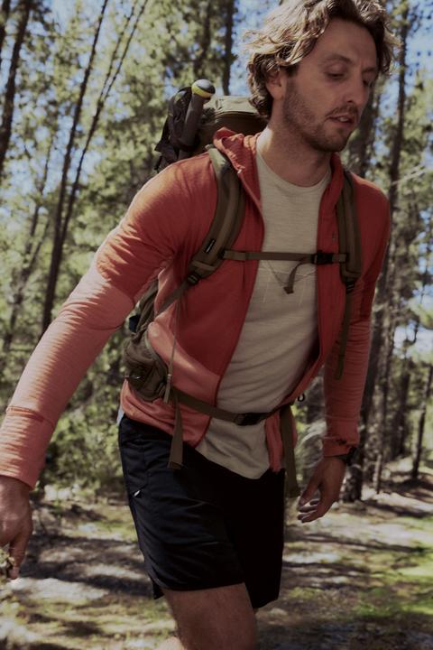 Immagine prodotto Icebreaker Merino 200 Realfleece Descender L/S Felpa con zip e cappuccio (M)