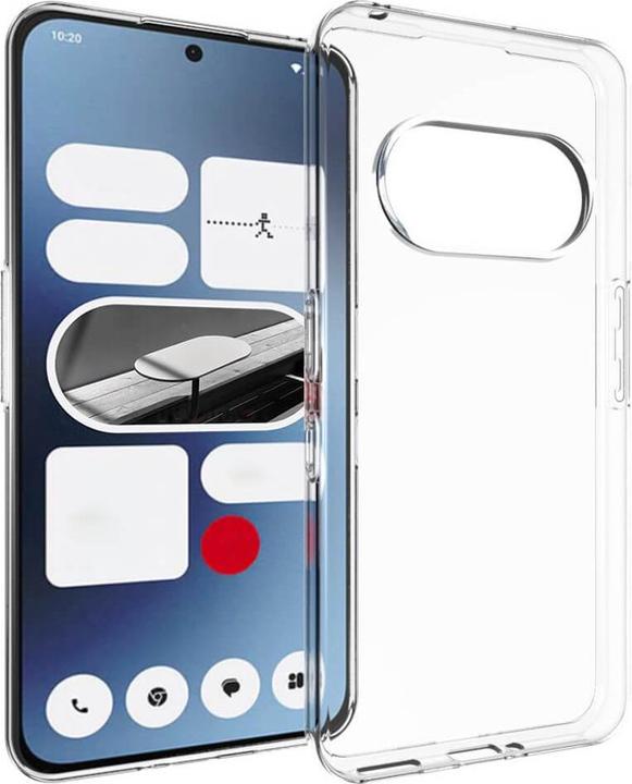 Actual product image Cover-Discount Nothing Phone (3a) - Silikon Gummi Case transparent (Nothing Phone (3a))
