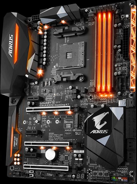 Produktbild Gigabyte Aorus GA-AX370 Gaming K7 (AM4, AMD X370, ATX)