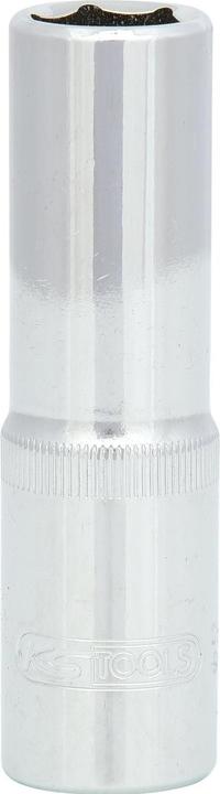 Produktbild KS Tools 1/2" CHROMEplus Sechskant-Stecknuss lang (14 mm)