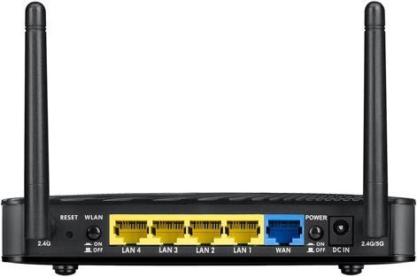 Actual product image Zyxel NBG6503, dual-band WLAN router, ac433/n300