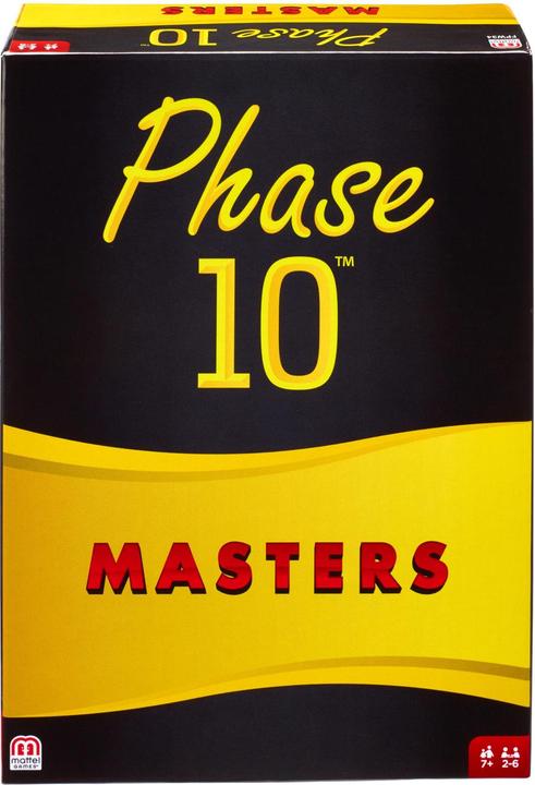 Actual product image Mattel Games Phase 10 Masters (German)