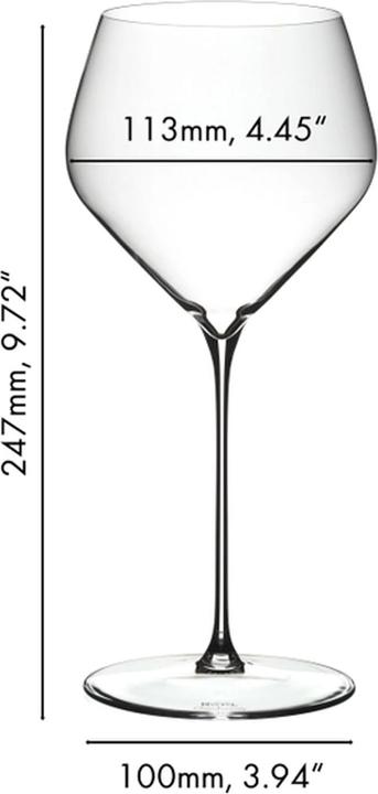 Actual product image Riedel White wine glass VELOCE CHARDONNAY (69 cl, 2 Glasses, White wine glasses)
