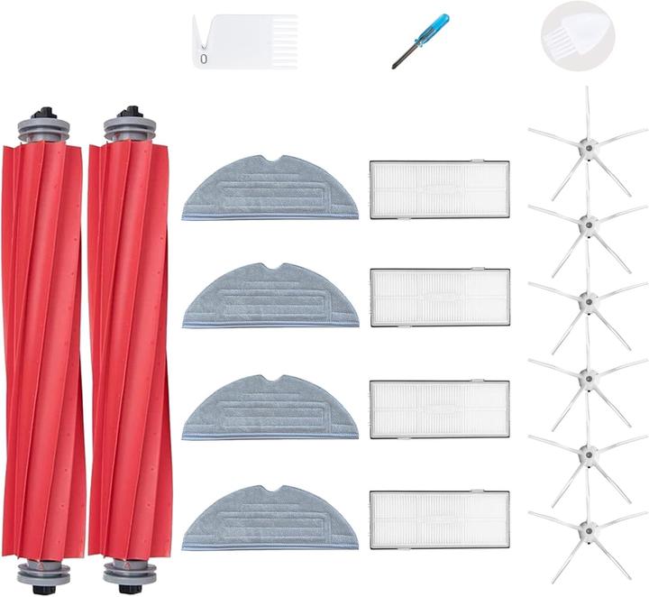 Loveco 17-teiliges Ersatzteile-Set für Roborock S7 Staubsauger