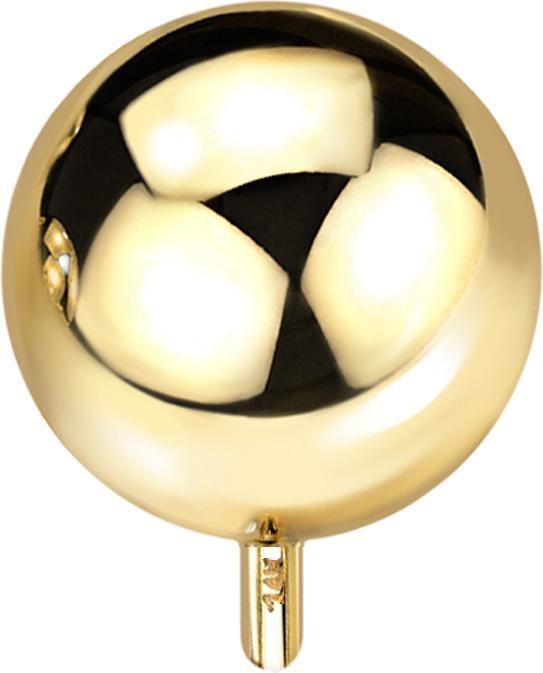 Produktbild Star Piercing Threadless Kugel 14k gold (ohne Messing, 14k Gold)
