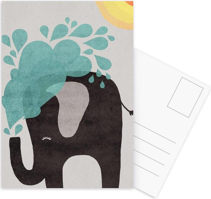 Produktbild Juniqe Funny Elephant 2 - Elefanten (3 Stk.)