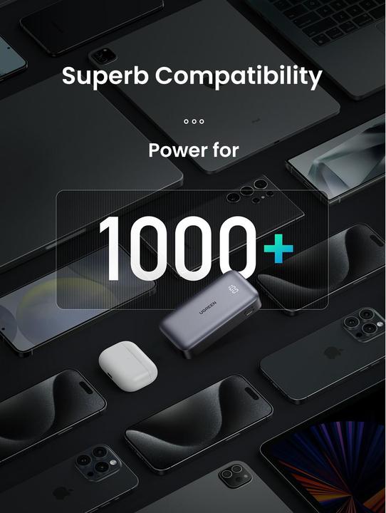 Actual product image Ugreen Mini Powerbank (10000 mAh, 30 W, 36 Wh)