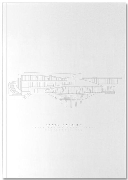 Produktbild Juniqe 10880 Malibu Point 2 - Sehenswürdigkeiten & Wahrzeichen (A4, Liniert)