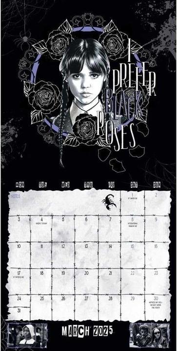 Image du produit Wednesday - Calendrier mural (30 x 30 cm)