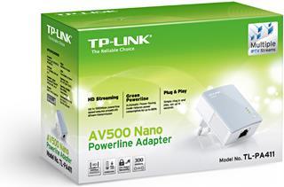Immagine prodotto TP-Link Tl-Pa411kit V2 (500 Mbit/s)