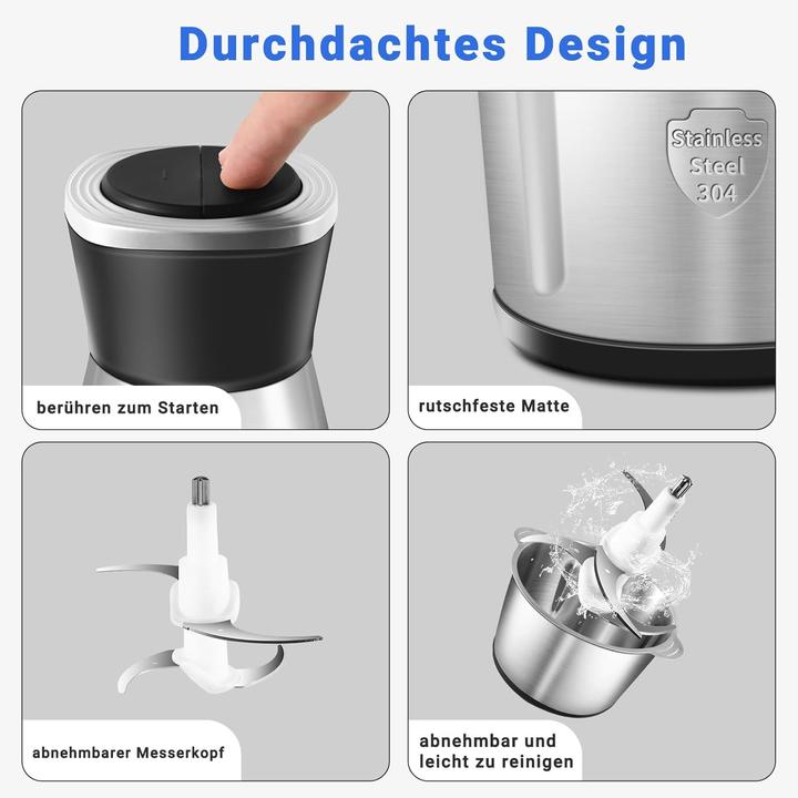 Image du produit Amzchef ‎J18-2L Elektrischer Fleischwolf