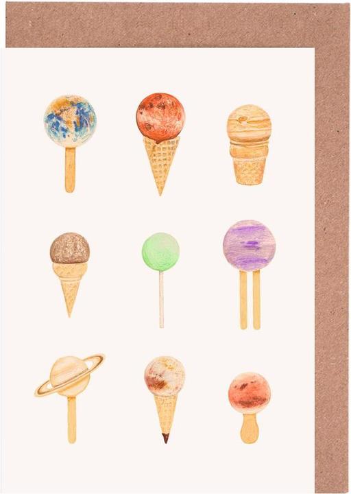 Actual product image Juniqe Planetarium Sugarium - Ice Cream (3 pcs.)