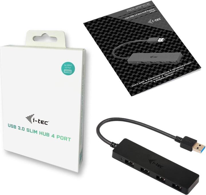 Actual product image i-tec U3HUB404 (USB-A, 4 Ports)