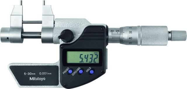 Actual product image Mitutoyo Digital Schnabel micrometer with data output (mm)