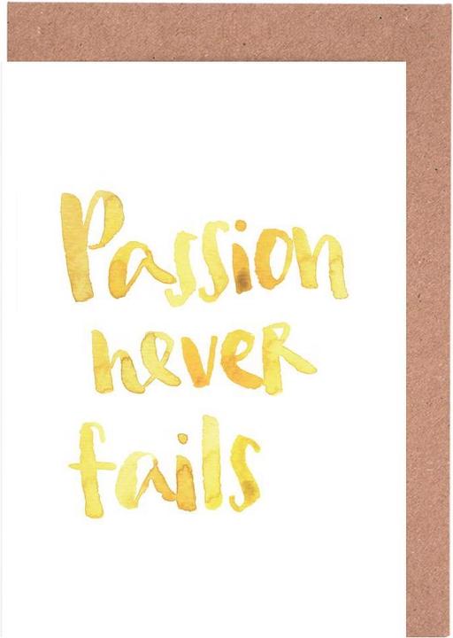 Produktbild Juniqe Passion Never Fails - Zitate & Slogans (5 Stk.)