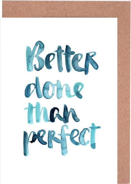 Immagine prodotto Juniqe Meglio fatto che perfetto - Citazioni e slogan (5 pz.)
