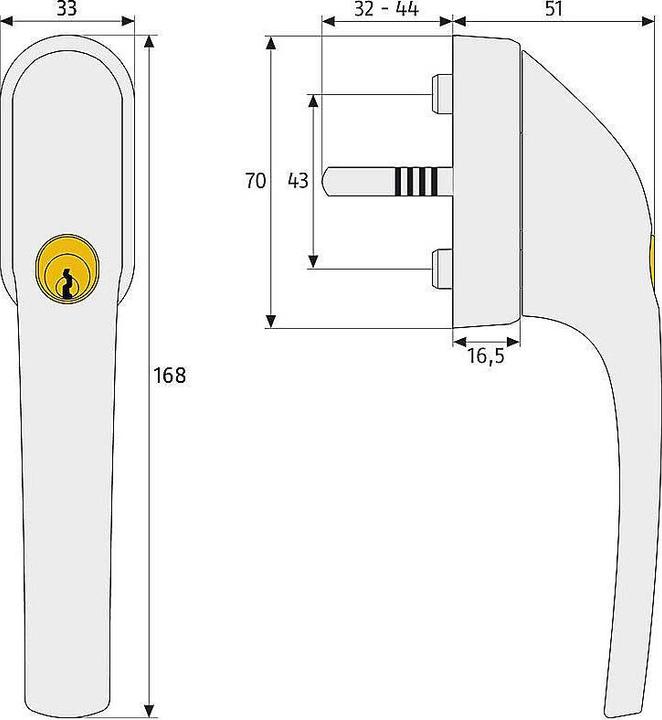 Produktbild Abus FG300 B AAL0054