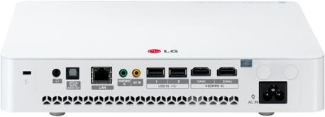Actual product image LG Pf80g (Full HD, 1000 lm, 1.4:1)