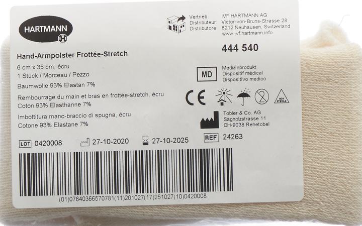 Immagine prodotto IVF Hartmann Frottée Stretch Polster 6cmx35cm für Hände und Arme