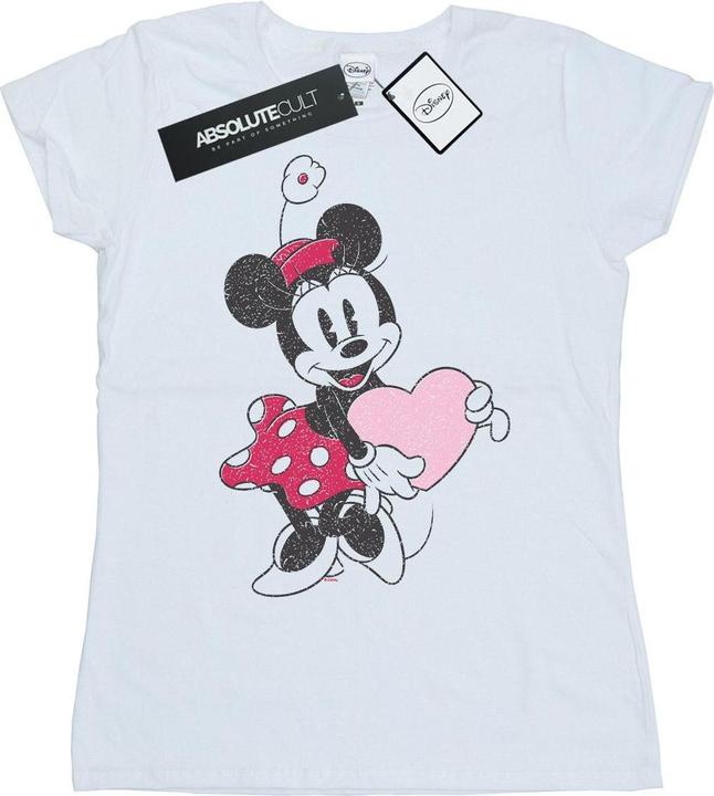 Immagine prodotto Disney Minnie Mouse Love Heart Maglietta Donna (XL)