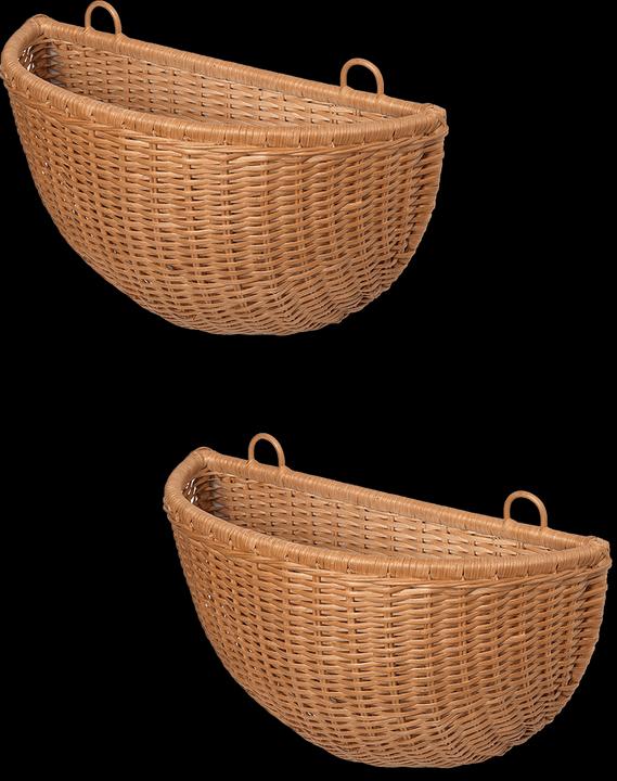 Image du produit Ferm Living Pochettes murales tressées (2 x, 45 x 18.5 x 41 cm)