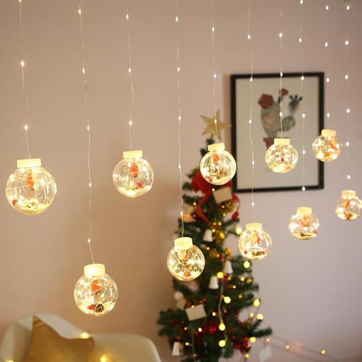 Produktbild Cover-Discount Weihnachtskugeln Lichterkette (3 m)