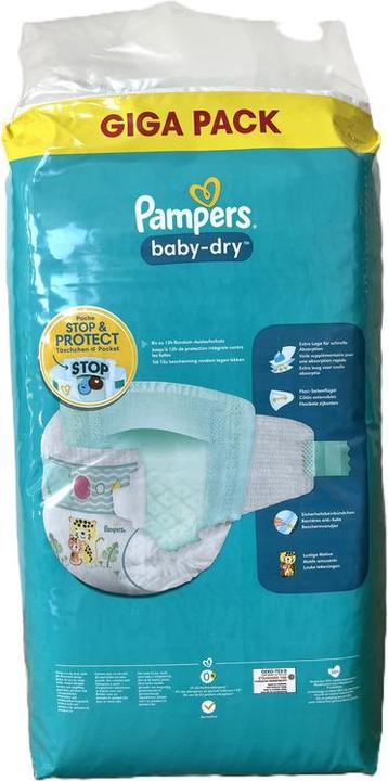 Actual product image Pampers Baby Dry size 4 maxi 9-14kg Giga Pack (Size 4)