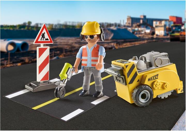 Actual product image Playmobil Construction worker with edge cutter (71185, Playmobil City Action)