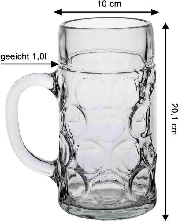 Produktbild Bormioli Rocco Masskrüge geeicht (1 l, 6 x)