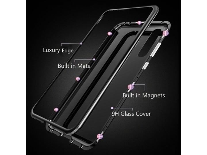 Produktbild G-Case Huawei Mate 20 Pro Aluminium Magnetic Glass Backcover Hülle