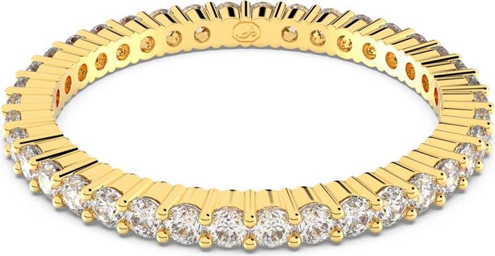 Produktbild Swarovski Vittore Ring Rundschliff Weiss Gold (60)