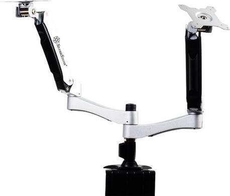 Actual product image Silverstone ARM Two Monitor Table Mount (Table, 24")