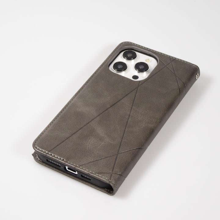Actual product image PhoneLook Hull Flip Geometric (Apple iPhone 15 Pro)