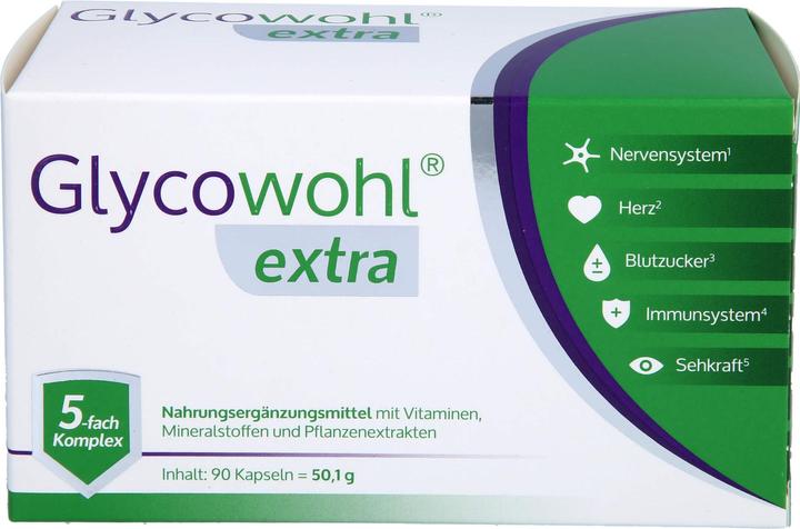 Immagine prodotto Glycowohl tappi extra (90 Pezzo/i, Pillole, 90 g)