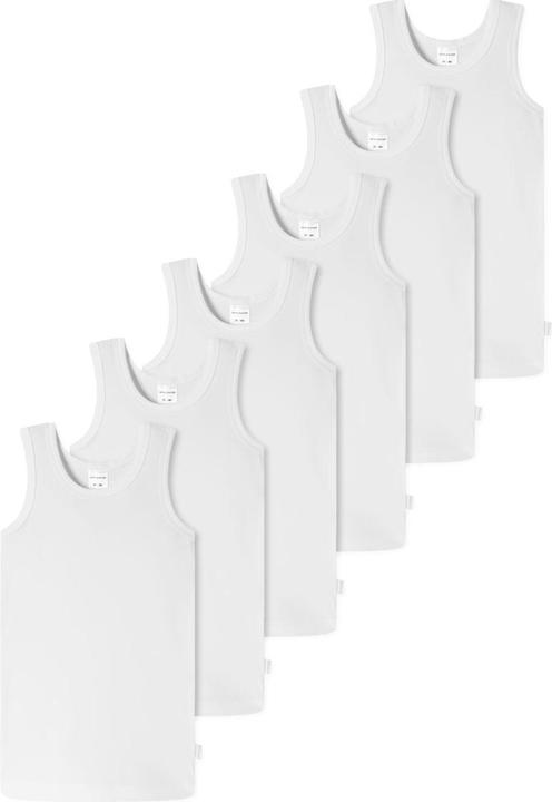 Produktbild Schiesser 6er Pack Kids Boys 95/5 Organic Cotton Unterhemd (140)
