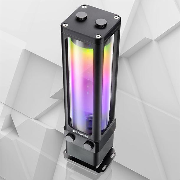 Actual product image Raijintek ANTILA D5 EVO RBW pump with AGB, ARGB