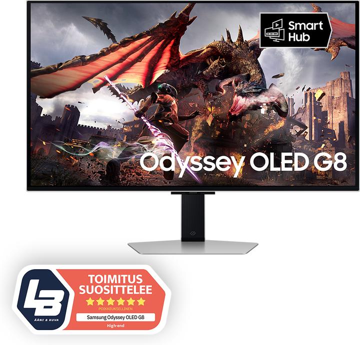 Actual product image Samsung Odyssey OLED G8 - G80SD (3840 x 2160 Pixels, 32")