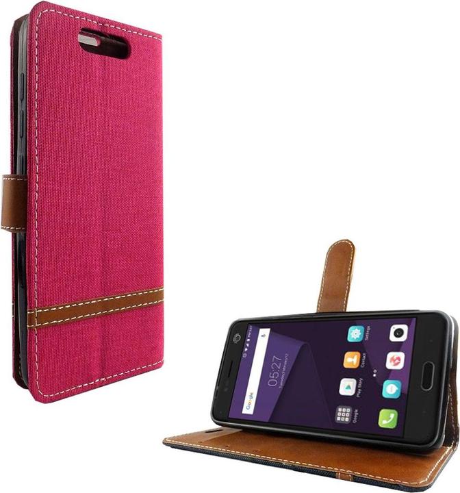 Produktbild König Design Hülle Handy Schutz für ZTE Blade V8 Case Cover Tasche Wallet Etui Handyhülle Neu (ZTE Blade V8)