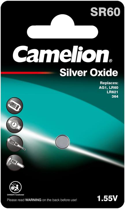 Produktbild Camelion Batterie SR60 Silber Oxid (1 St.) (1 Stk., SR60)