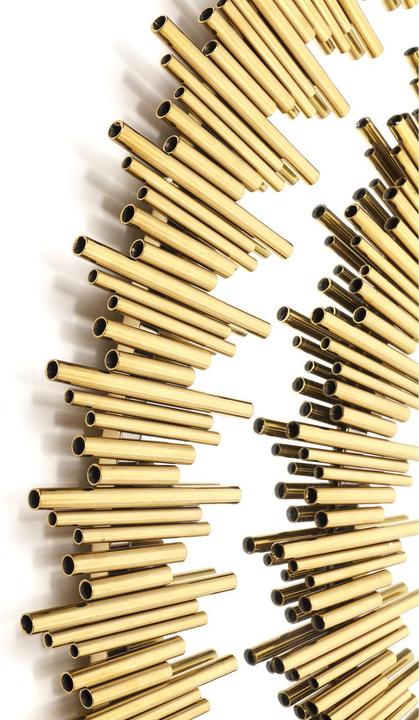 Produktbild Kare Design Spiegel Solare Gold Ø132cm (Ø 132 cm)