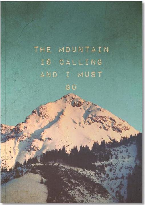 Immagine prodotto Juniqe Mountain Is Calling - Montagne (A4, Righe, Copertina rigida)