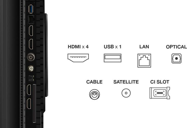 Actual product image TCL 55P8K 55" 4K QLED HDR Smart TV (55", QLED, 4K, 2025)