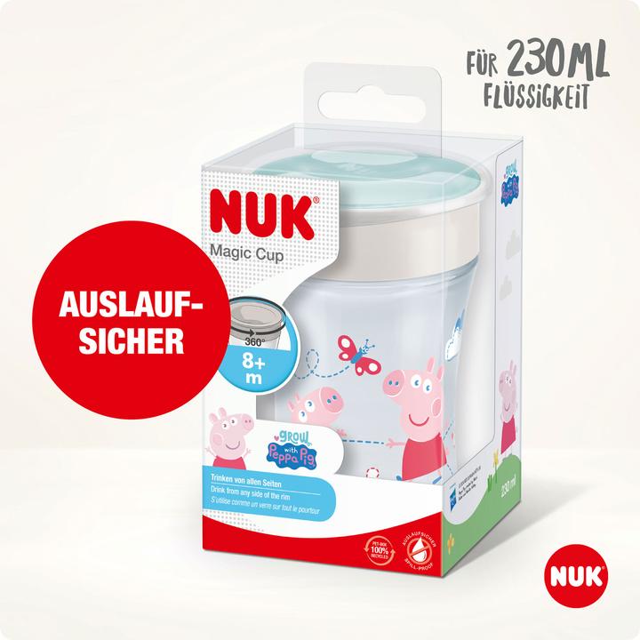 Produktbild NUK Magic Cup Peppa Pig 360°-Trinkrand