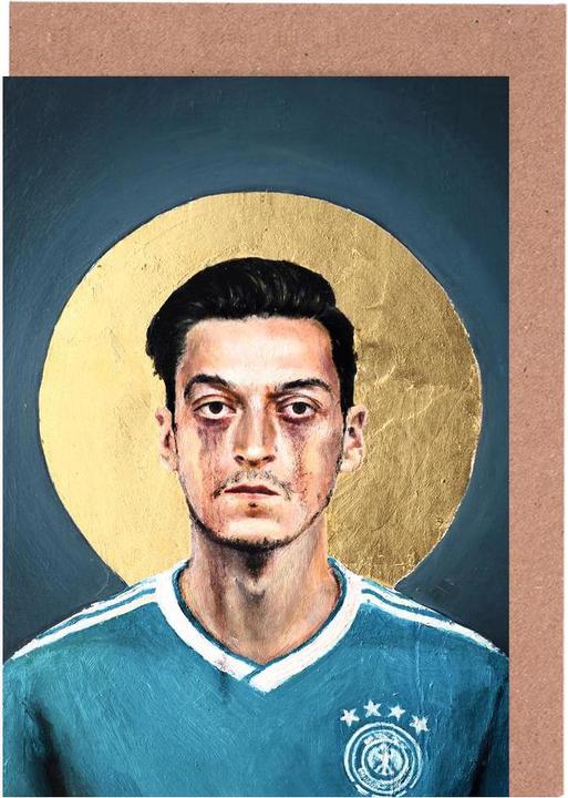 Produktbild Juniqe Football Icon - Mesut Özil - Sportler & Sportlerinnen (15 Stk.)